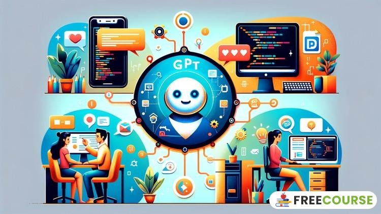 Banner Image Desenvolvendo Aplica&ccedil;&otilde;es com API do GPT: 4 Projetos Pr&aacute;ticos - Aivana.app